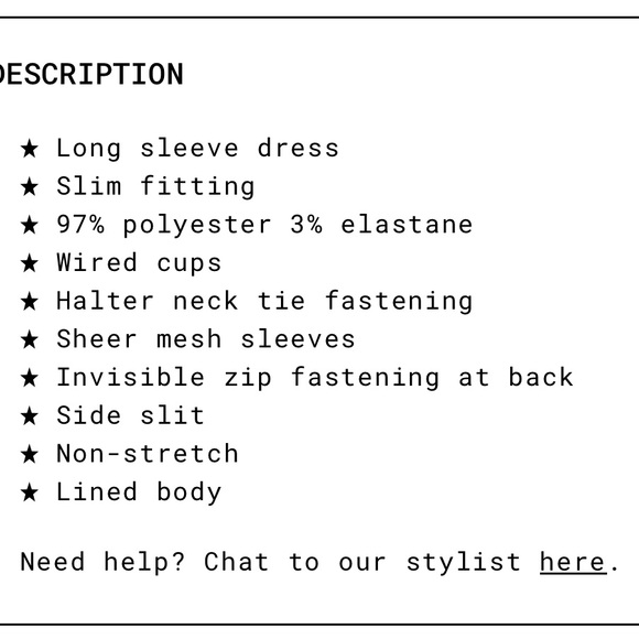 ❌SOLD❌NWOTPrincess Polly Sheer Sleeve Mini Dress - Picture 8 of 8